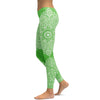 Lime Green Mandala Leggings - GearBunch Leggings / Yoga Pants