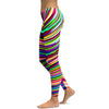 Psychedelic Striped Rave Leggings