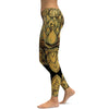 Golden Lotus Leggings - GearBunch Leggings / Yoga Pants