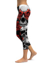 Skulls and Roses Capris