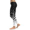 B&W Flying Birds Leggings - GearBunch