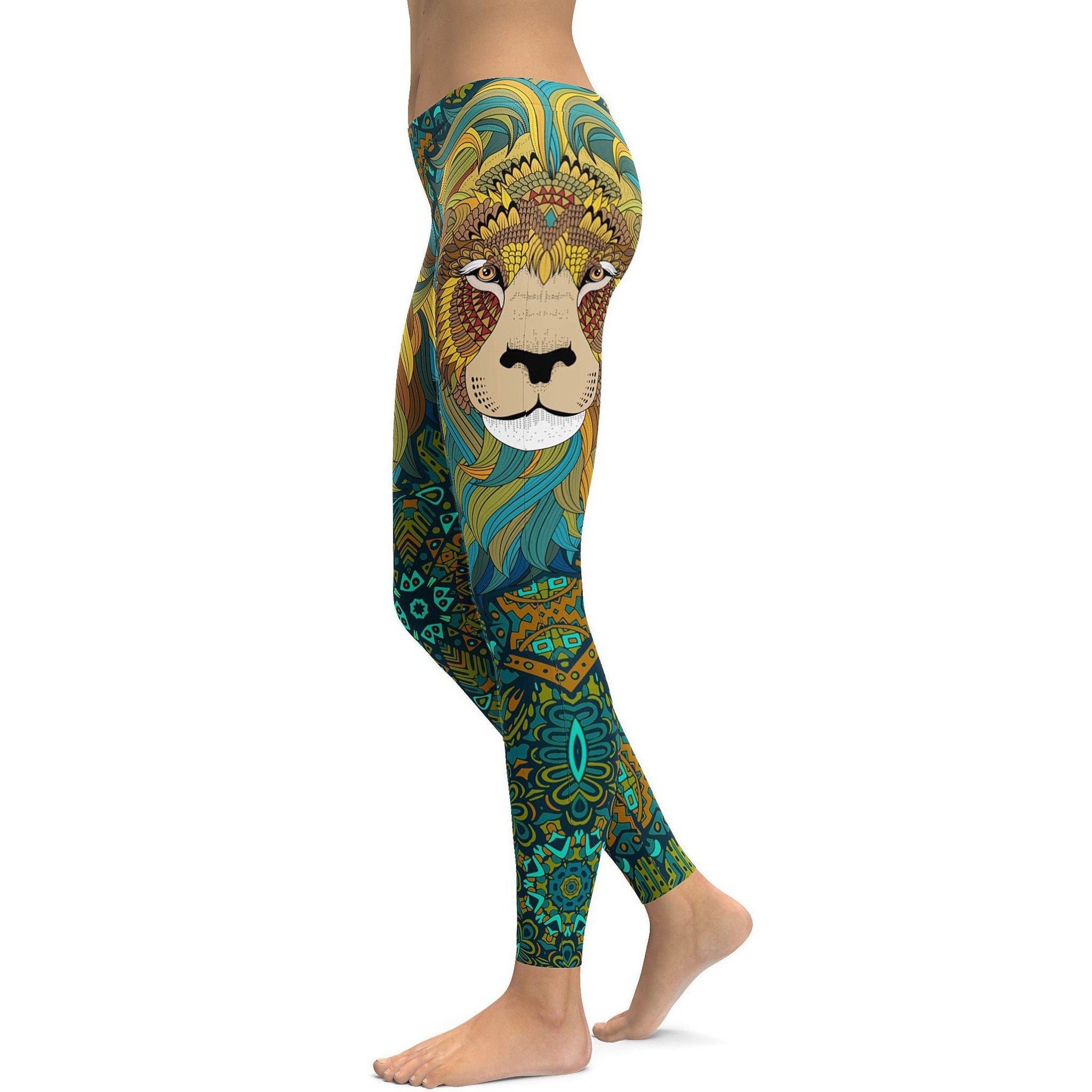 Lion Leggings / Yoga Pants - GearBunch Leggings / Yoga Pants