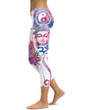 Watercolor OM Capris - GearBunch Leggings / Yoga Pants