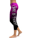 Though She Be But Little Capris - GearBunch Leggings / Yoga Pants