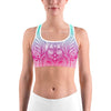 Bright Ornament Pattern Sports bra - GearBunch Leggings / Yoga Pants