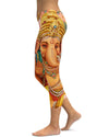 Women's Lord Ganesha capris front view