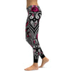 Pink Ornament Pattern Leggings