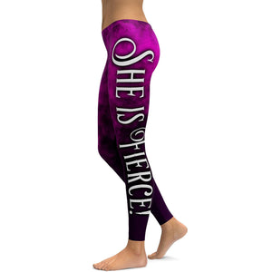 Though She Be But Little Leggings - GearBunch Leggings / Yoga Pants