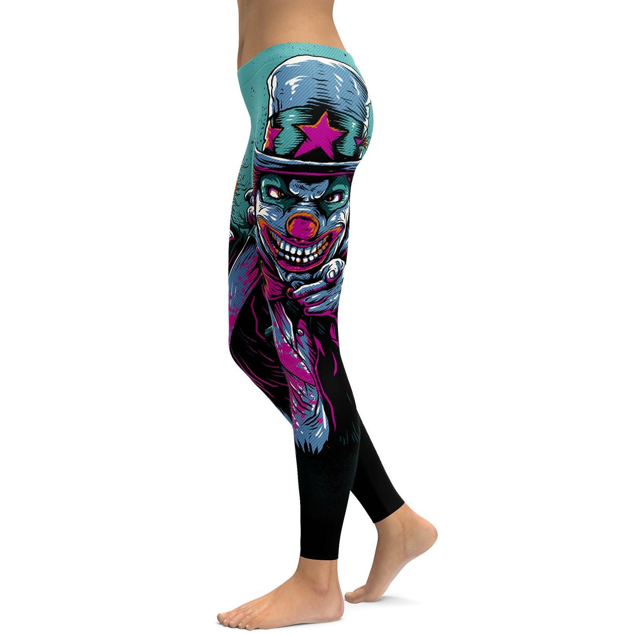 Evil Clown Leggings - GearBunch Leggings / Yoga Pants