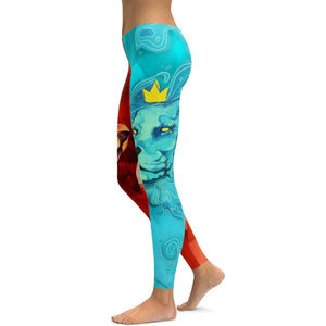 Water & Fire Leggings - GearBunch Leggings / Yoga Pants