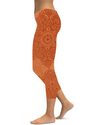 Apricot Mandala Capris