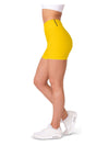 Solid Deep Yellow Yoga Shorts Gearbunch