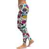 Colorful Sugar Skull Leggings - GearBunch