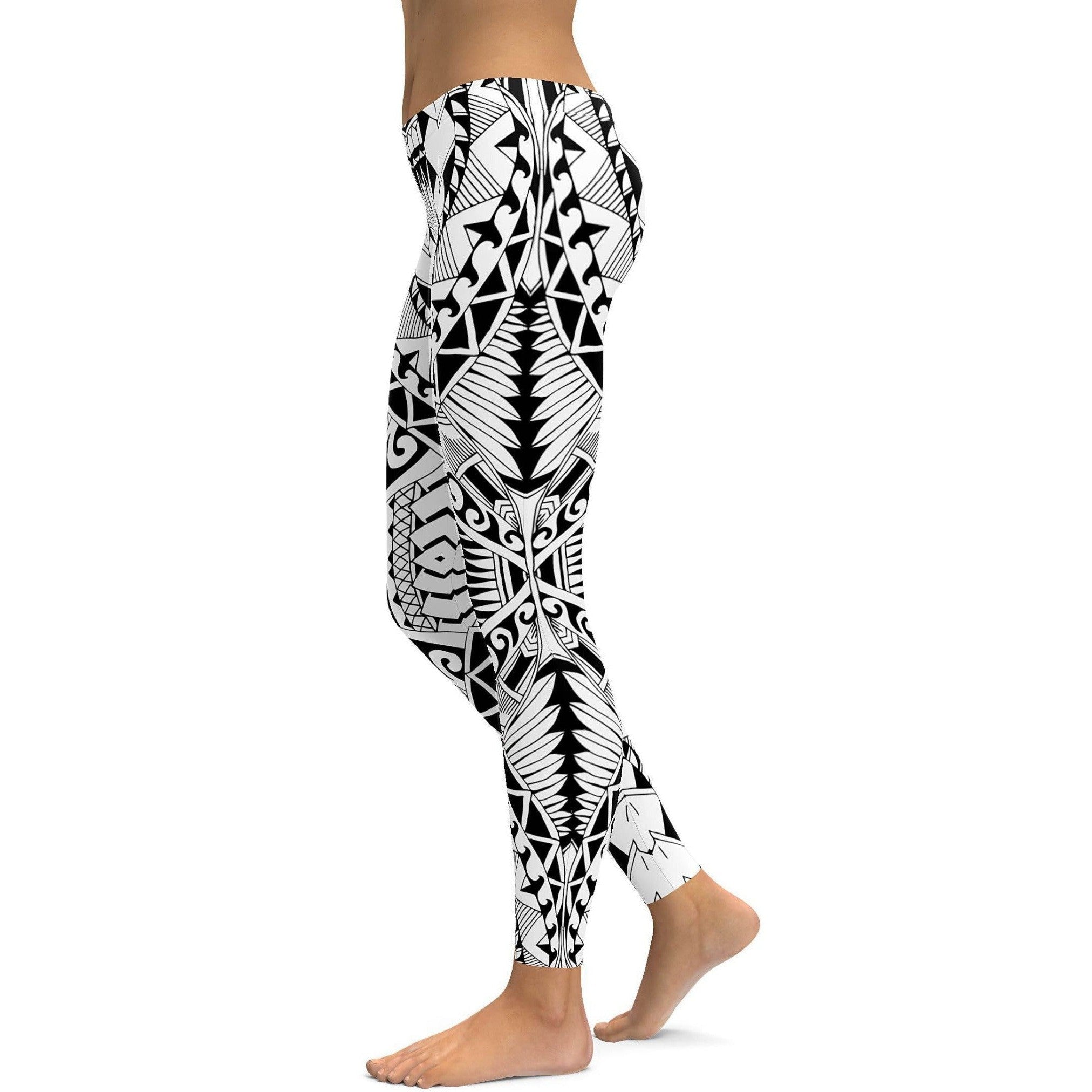 Maori Inspired Leggings - Gearbunch