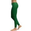 Solid Irish Green Leggings - Gearbunch