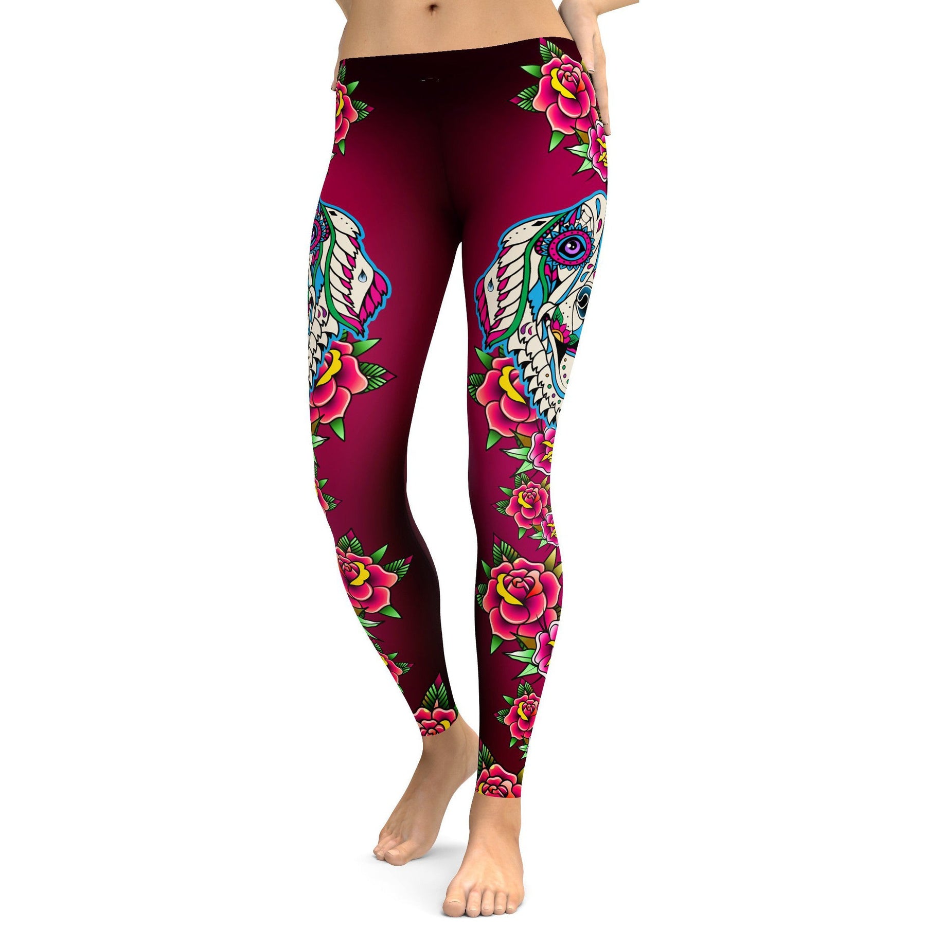 Golden Retriever Print Pattern Women Leggings