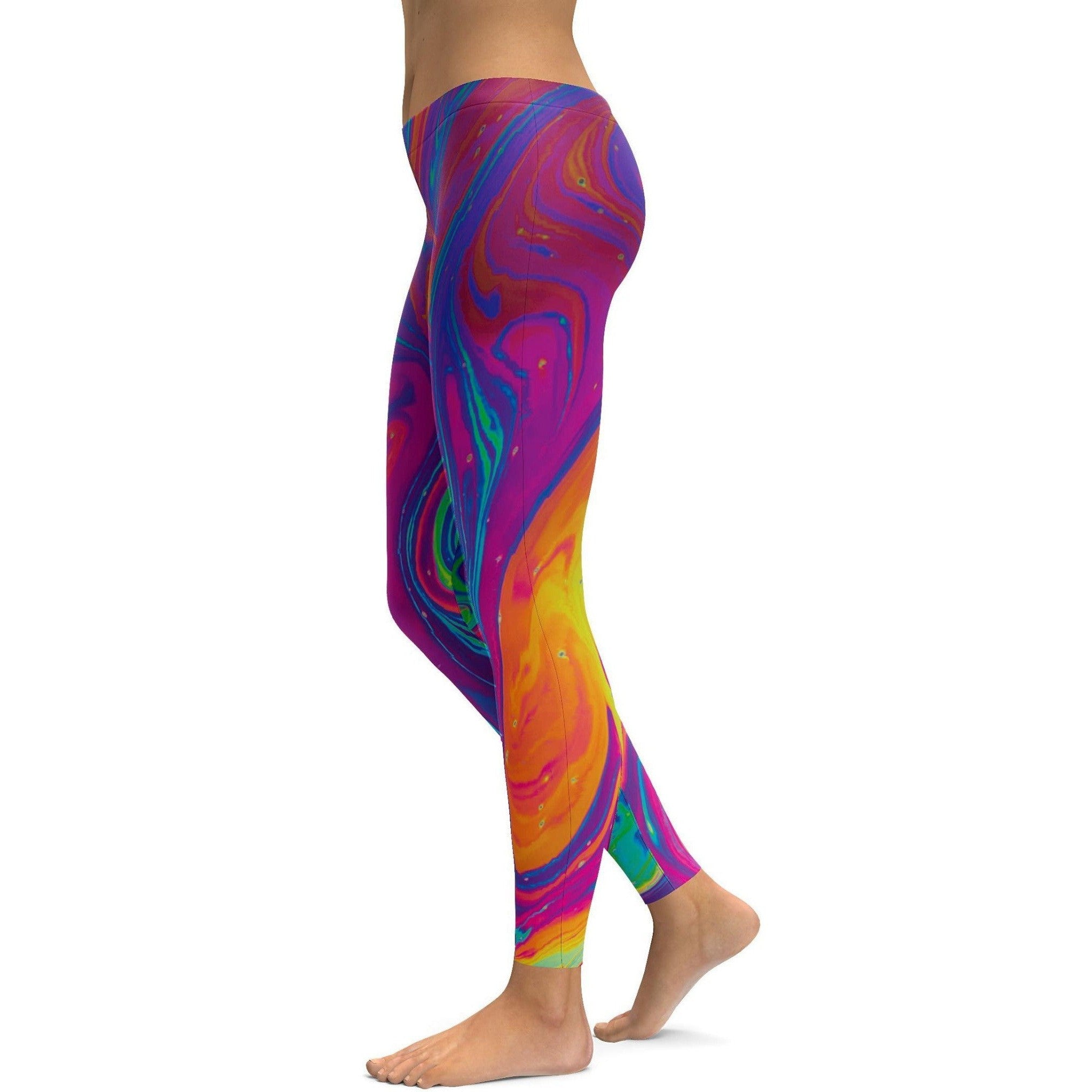 Colorful Splash Leggings - GearBunch