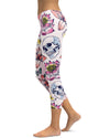 Skulls & Lotus Capris