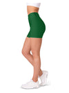 Solid Irish Green Yoga Shorts Gearbunch