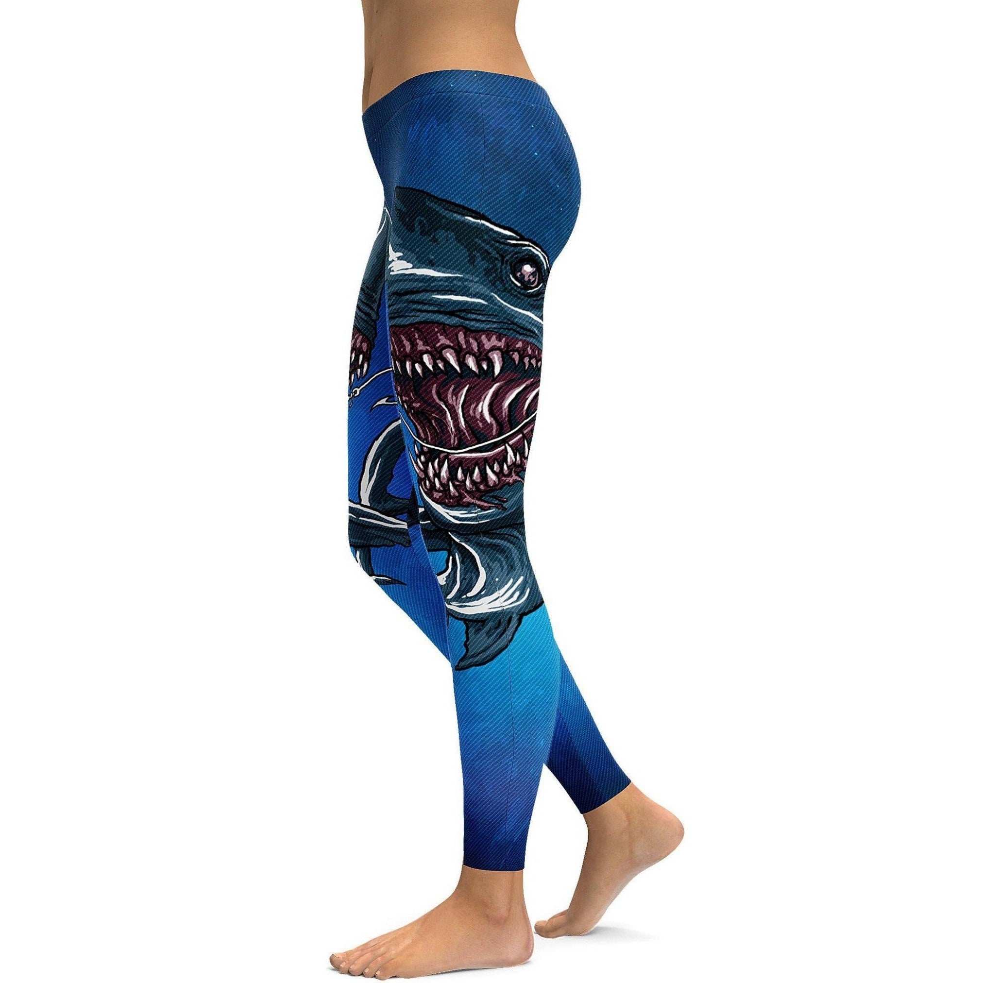 Shark Bite Leggings - GearBunch