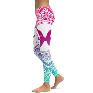 Bright Pisces Leggings - GearBunch Leggings / Yoga Pants