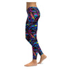 Womens Workout Yoga Psychedelic Neon Paint Leggings | Gearbunch.com