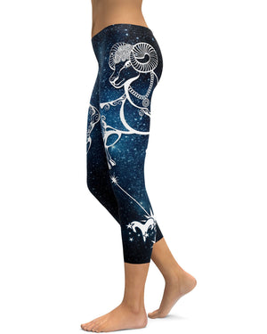 Aries Capris - GearBunch Leggings / Yoga Pants