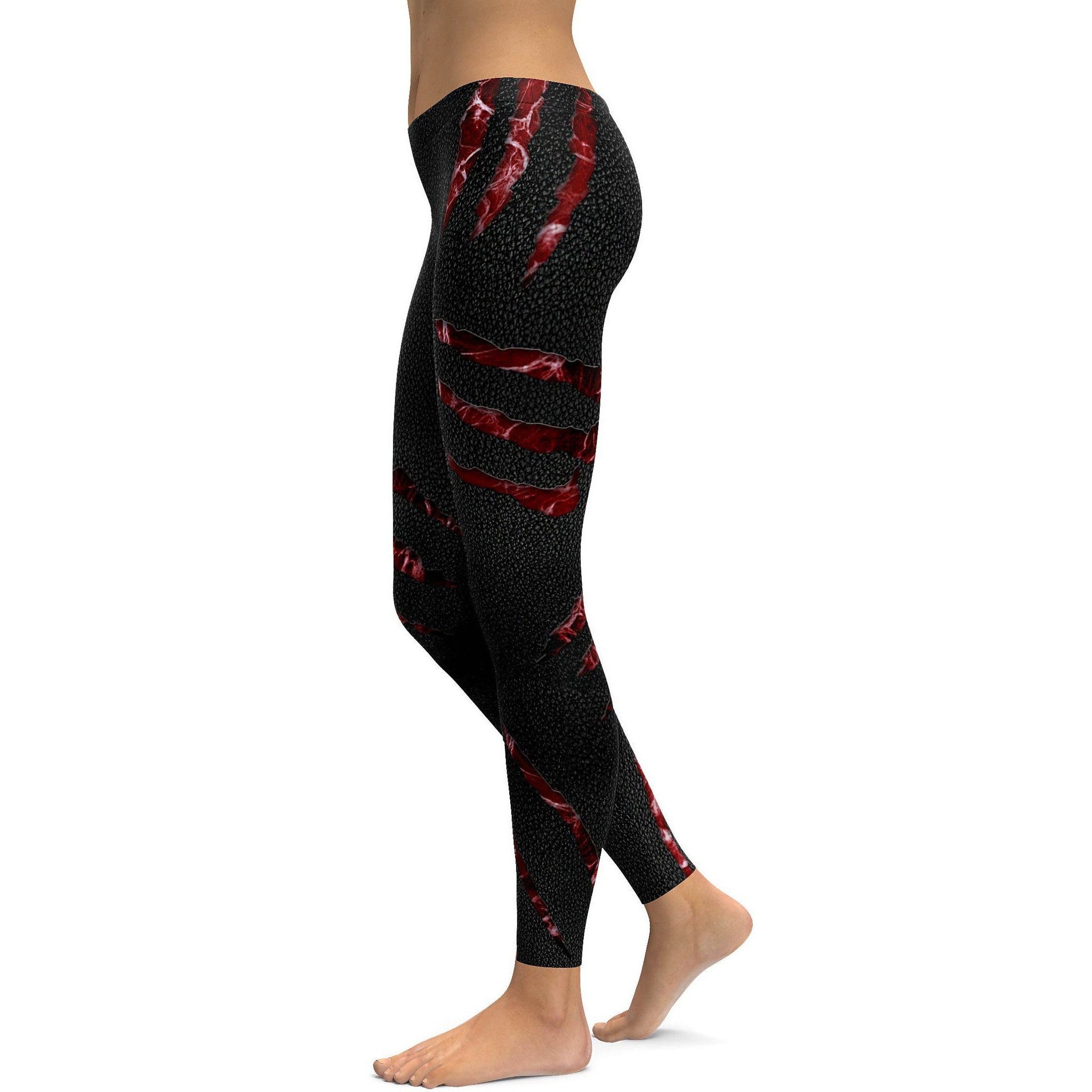 Ripped Flesh Leggings - GearBunch Leggings / Yoga Pants