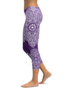 Purple Mandala Capris