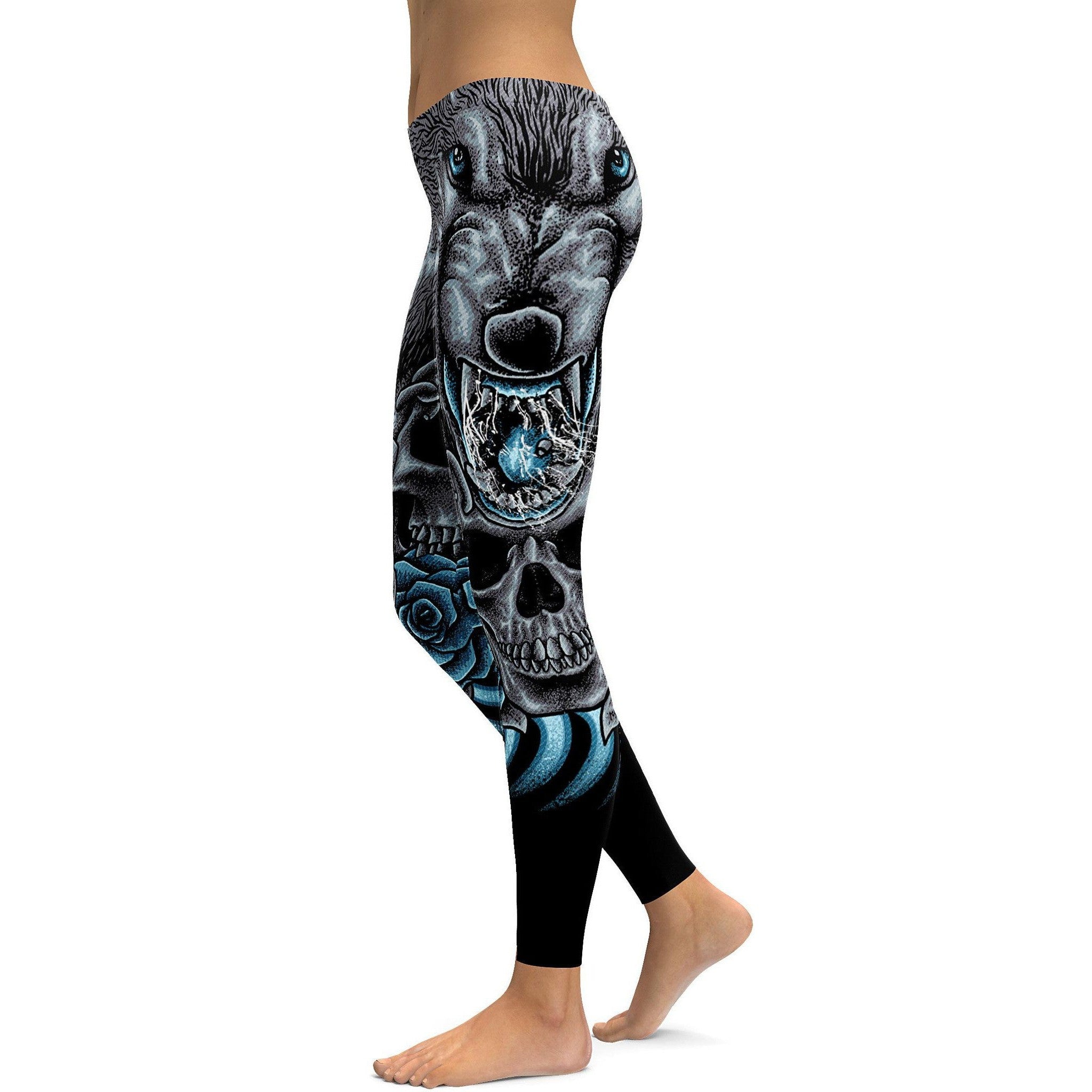 Mad Wolf Leggings - GearBunch Leggings / Yoga Pants