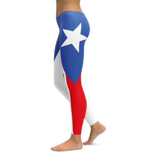 Puerto Rican Flag Leggings - Gearbunch