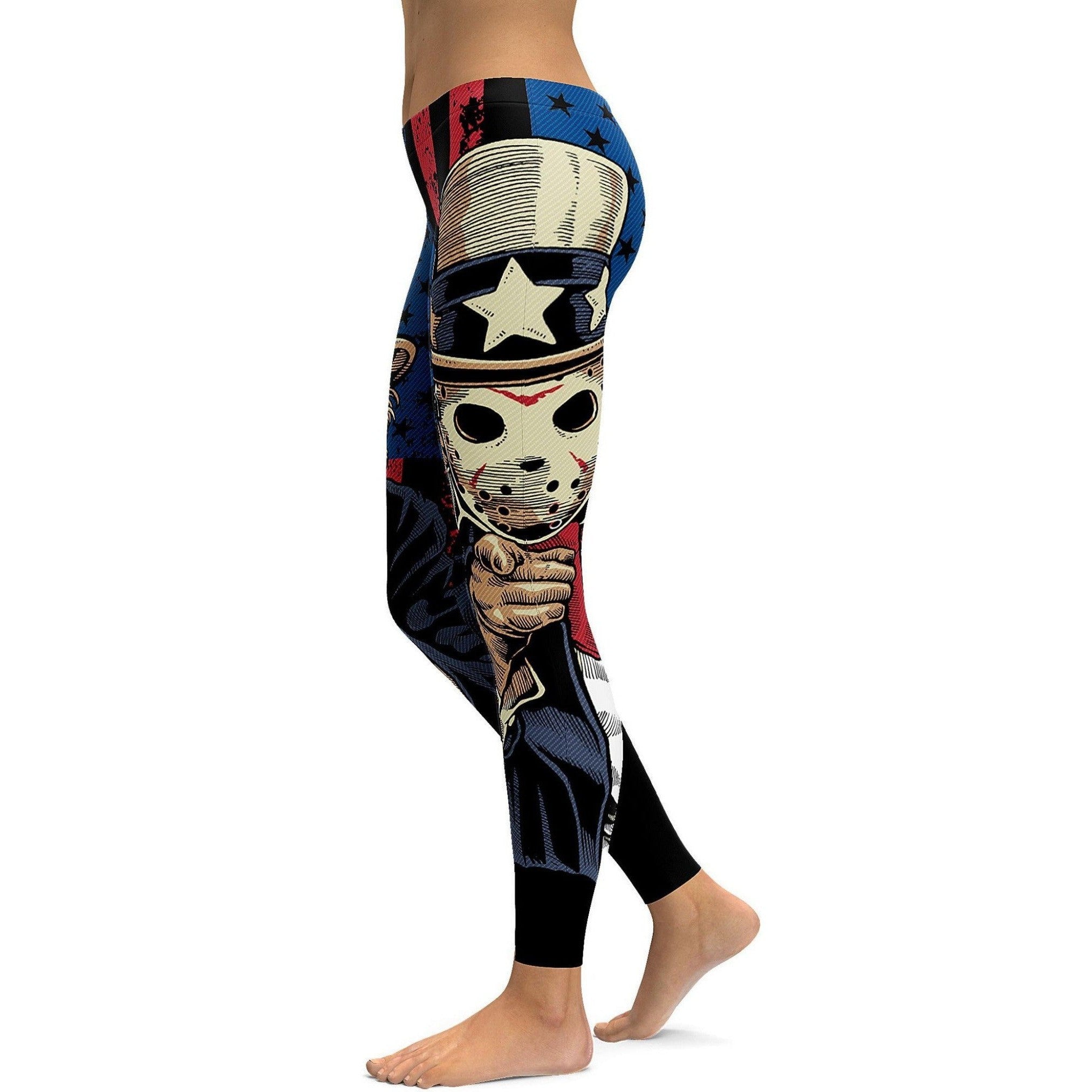 Murica, F@#$ Yeah! Leggings - GearBunch