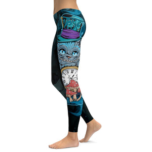 Cheshire Cat Leggings - GearBunch Leggings / Yoga Pants