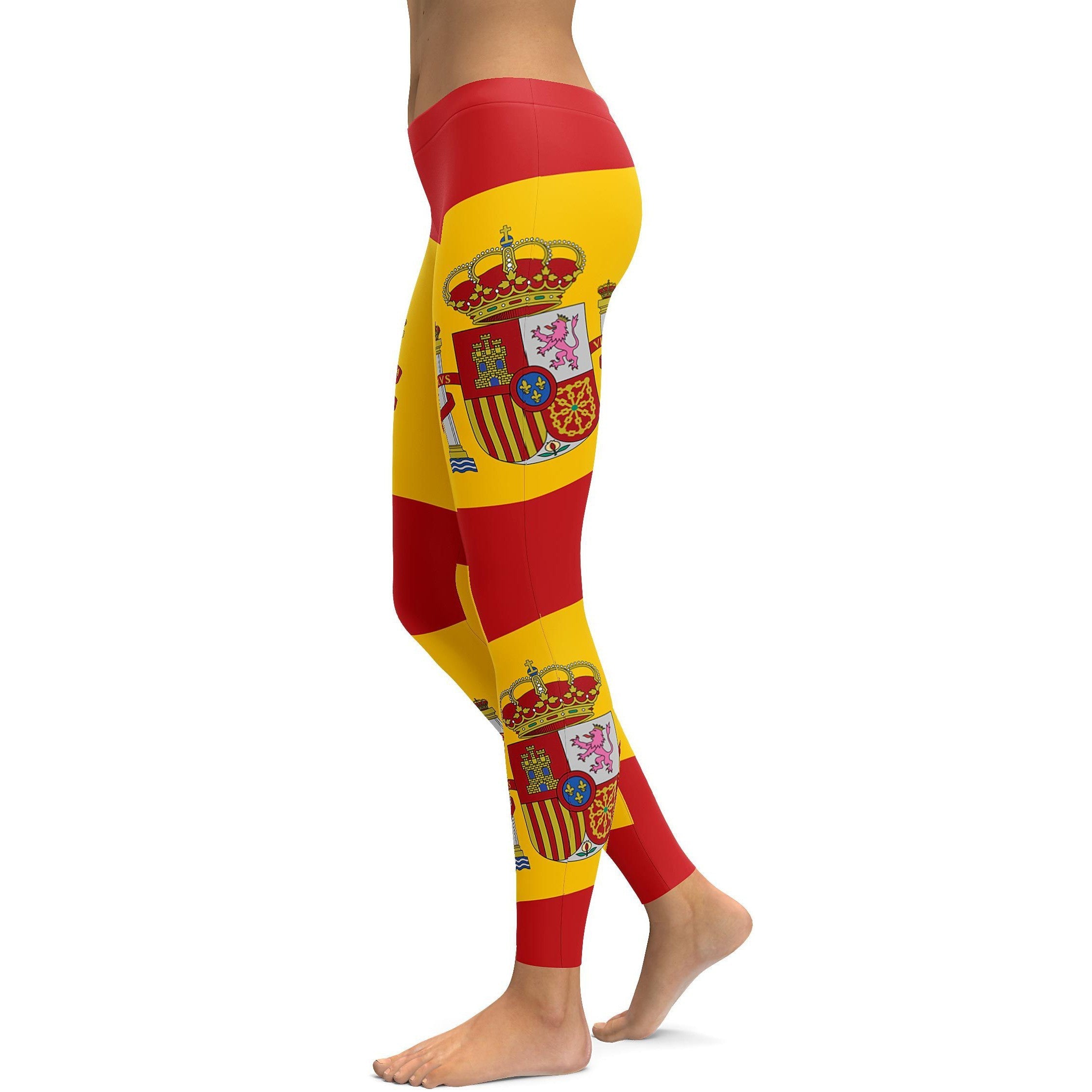 Spanish Flag Yoga Leggings