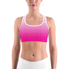 Pink Halftone Sports bra