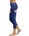 Grunge Australian Flag Capris