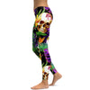 Tropical Skull Leggings - GearBunch Leggings / Yoga Pants