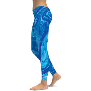 Gearbunch Blue Swirl Leggings