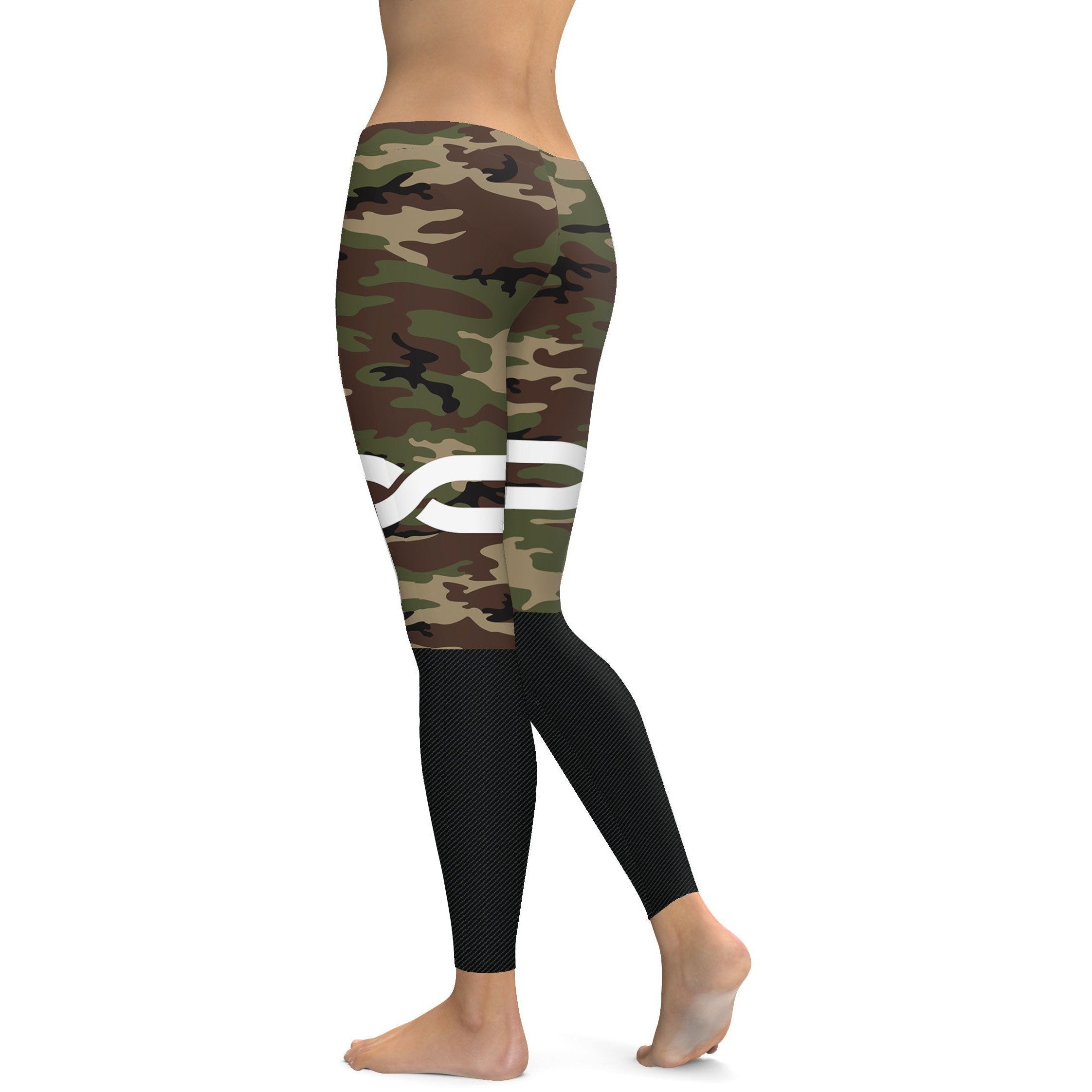 Camo Infinity Leggings - Gearbunch 