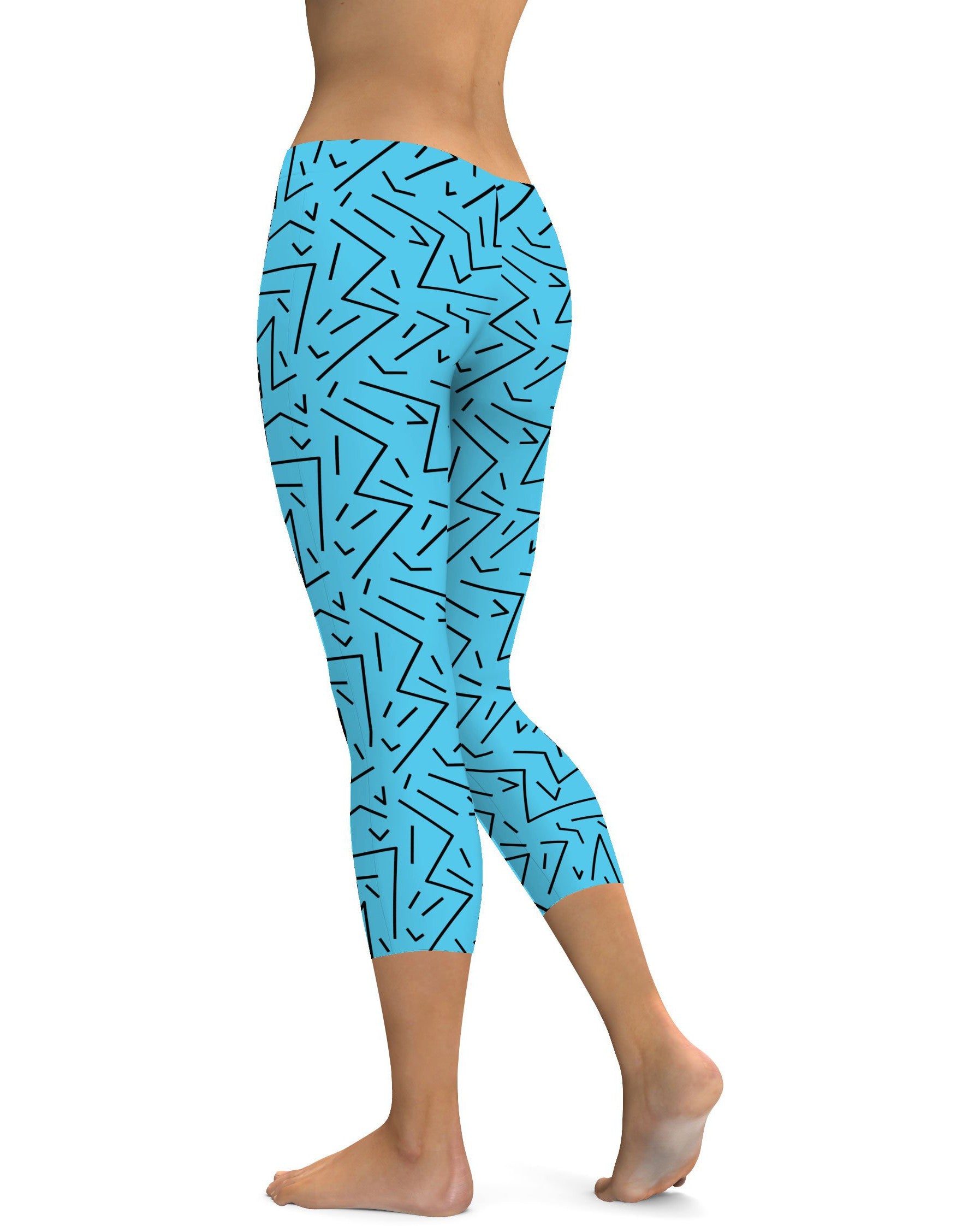 Aqua Black Line Capris Gearbunch