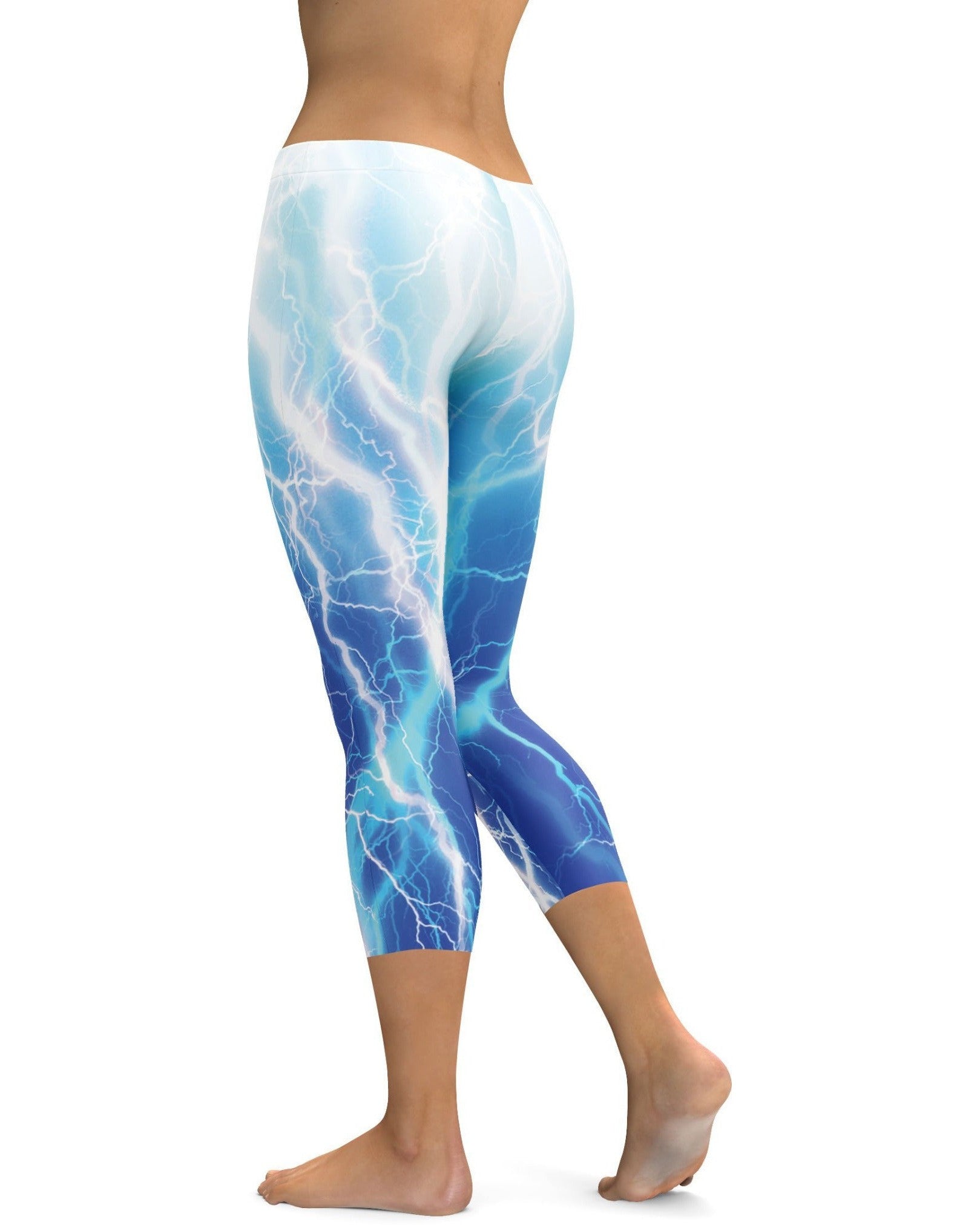 Vibrant Lightning Capris | Gearbunch