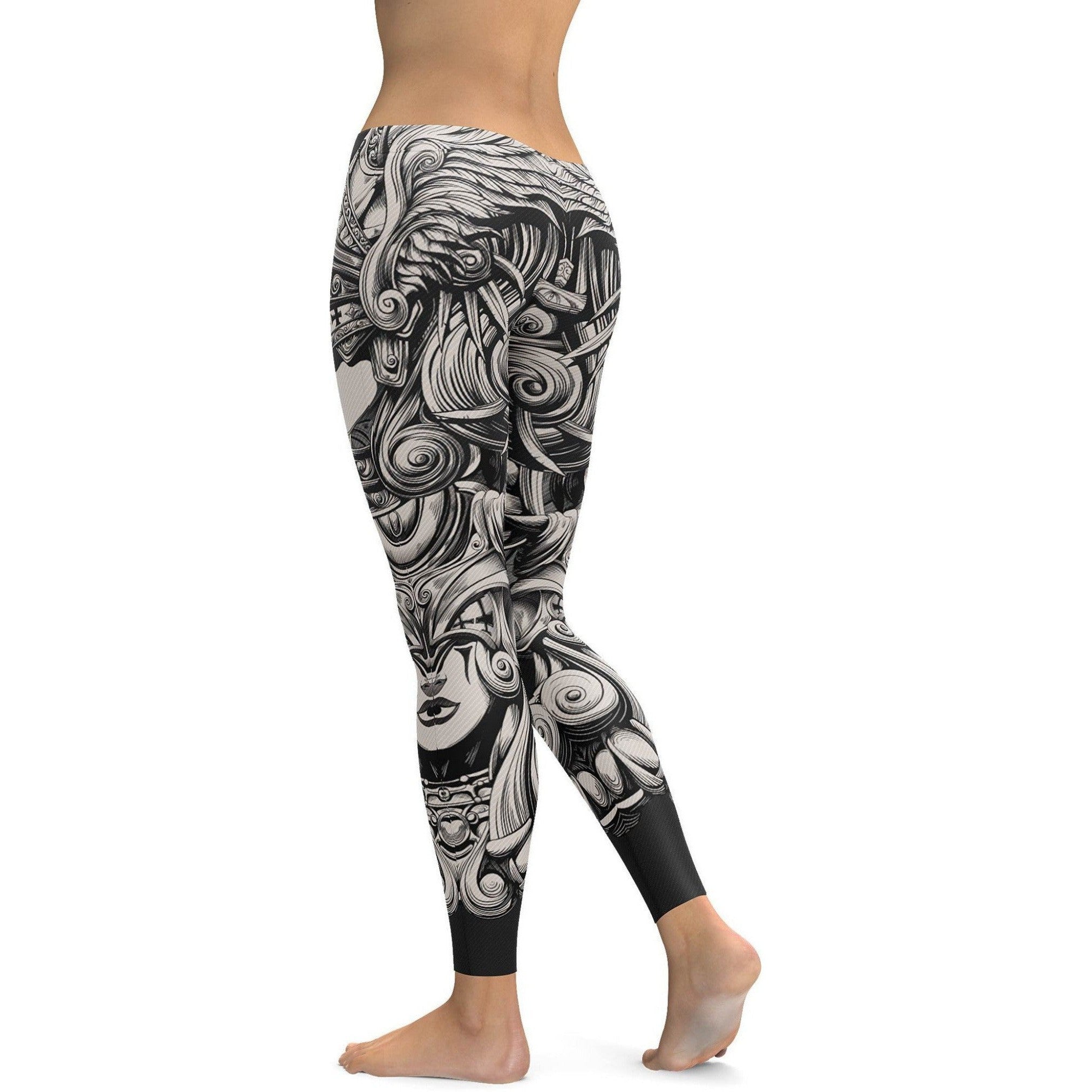 Vikings Valkyrie Leggings | GearBunch