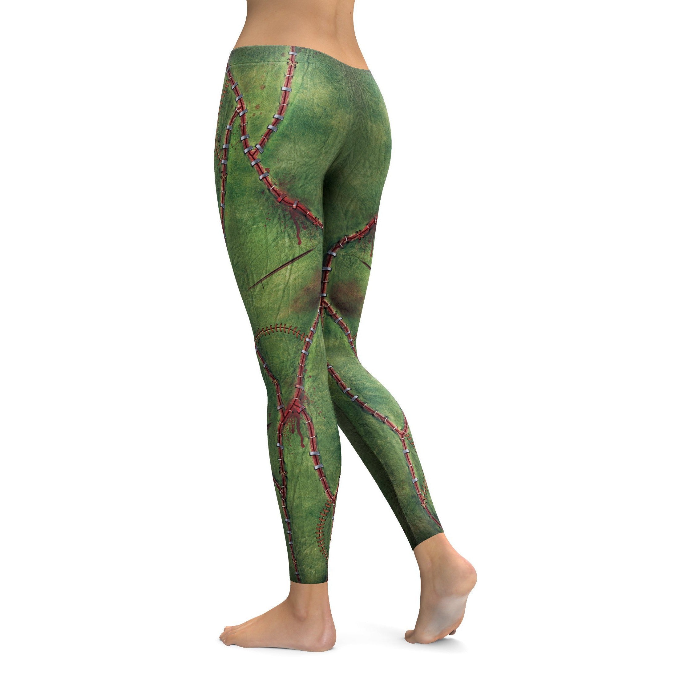 Frankenstein Inspired Leggings - GearBunch Leggings / Yoga Pants