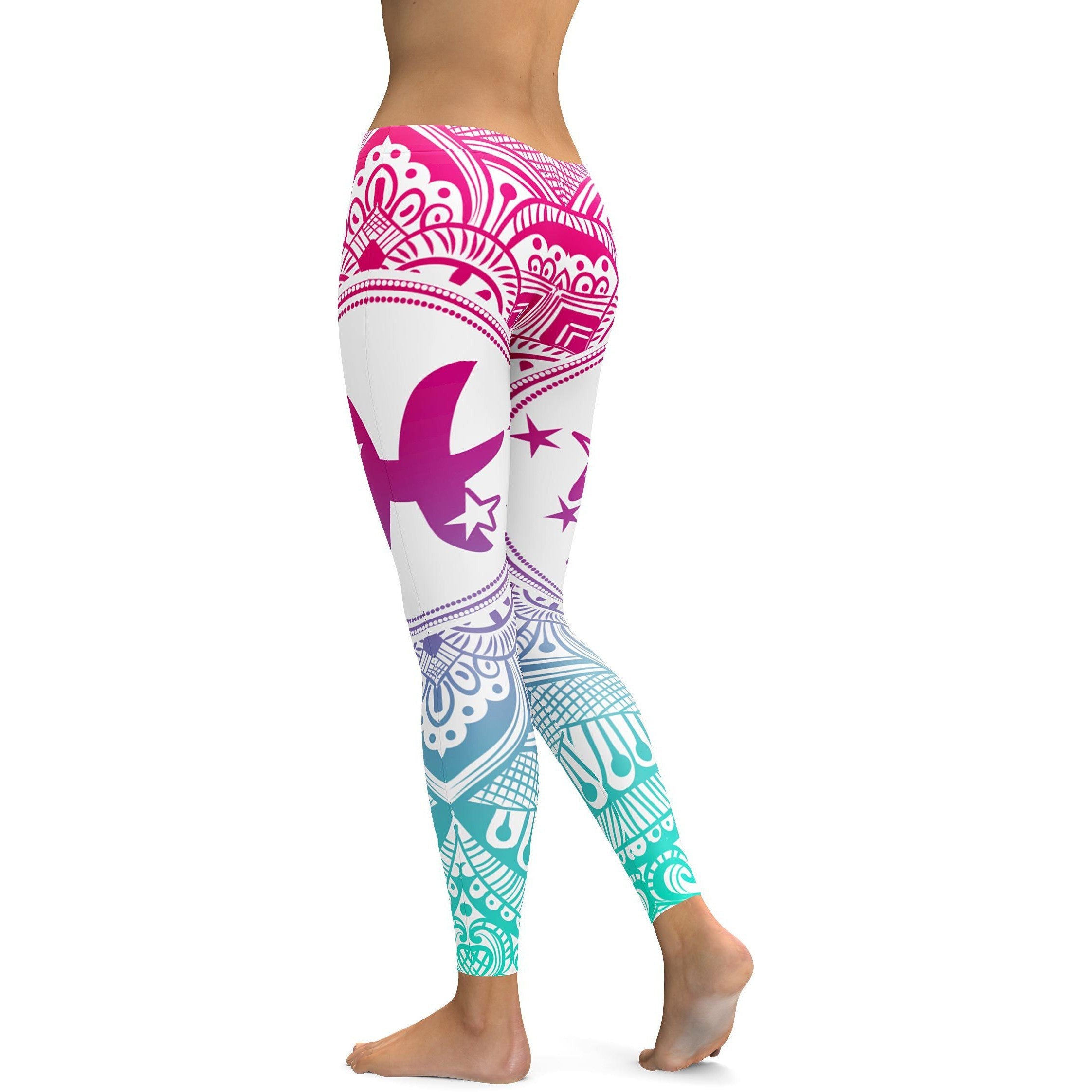 Bright Pisces Leggings - GearBunch Leggings / Yoga Pants