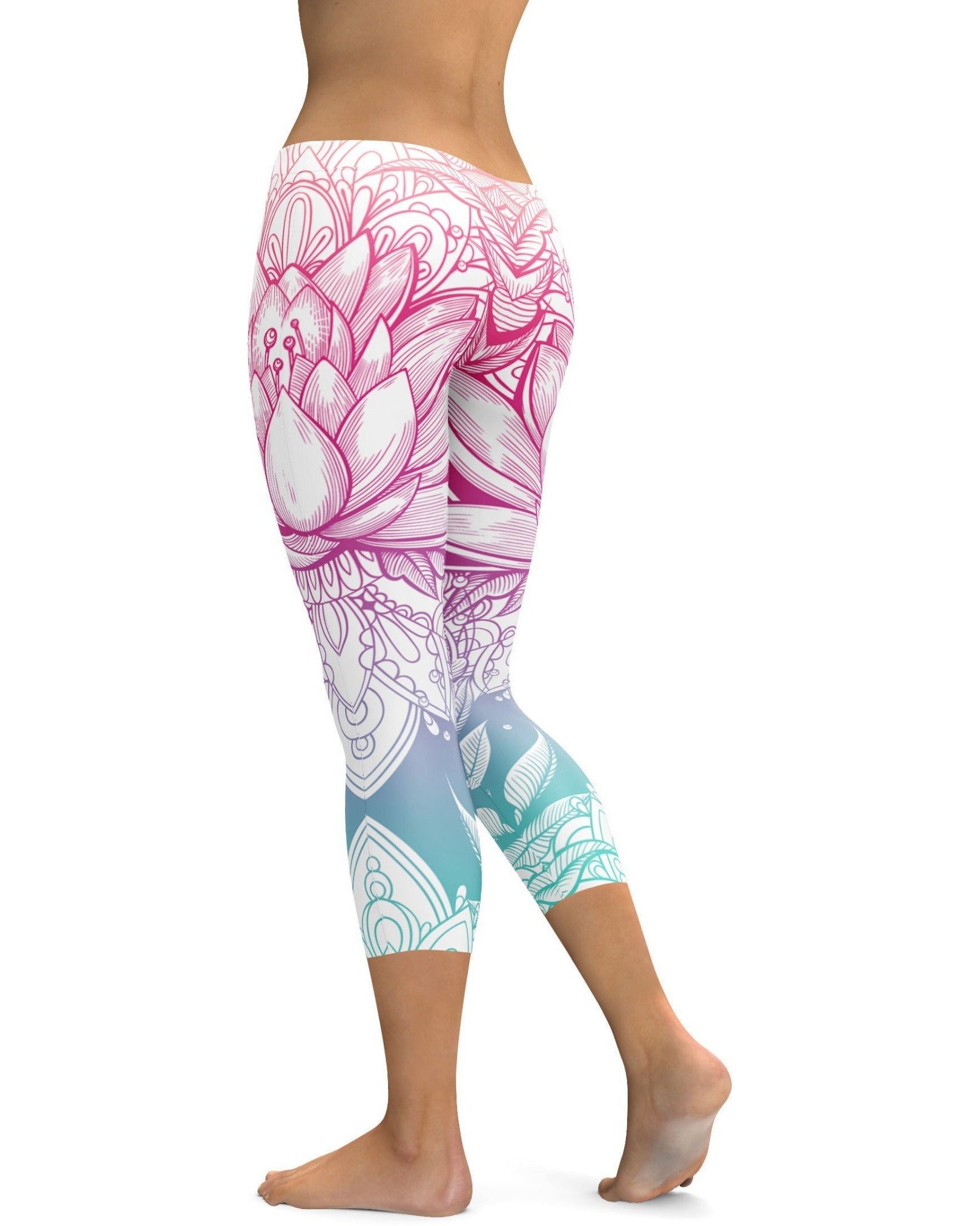 Bright Lotus Capris | GearBunch