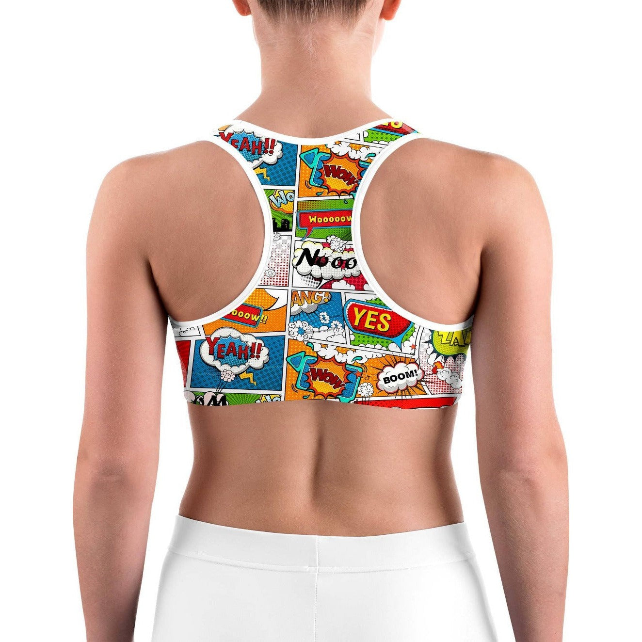 Comic Book Super Hero Sports bra | Gearbunch