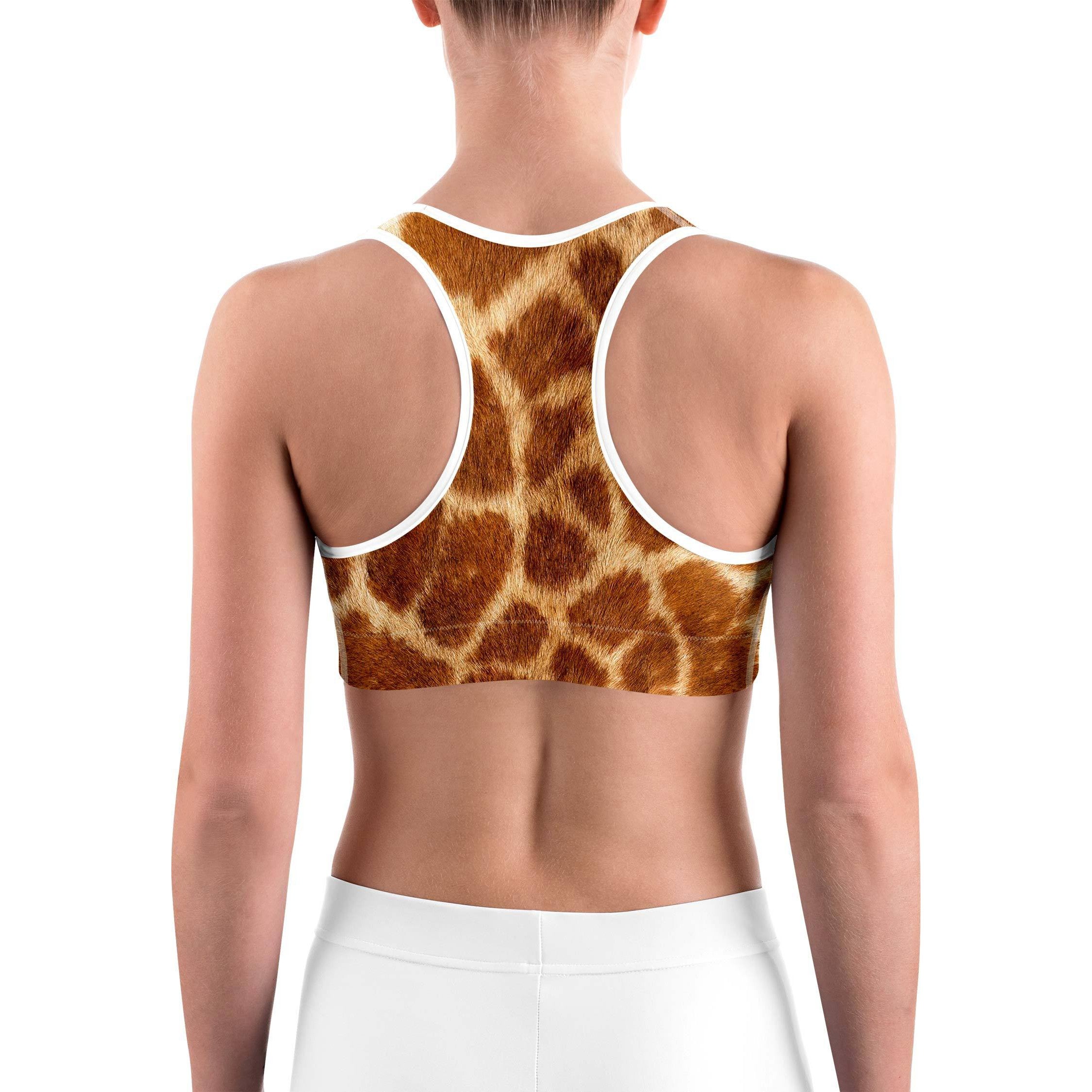 Giraffe Skin Sports bra