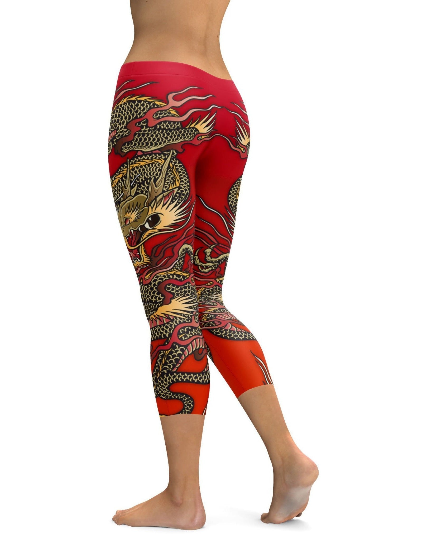 Chinese Dragon Capris | GearBunch