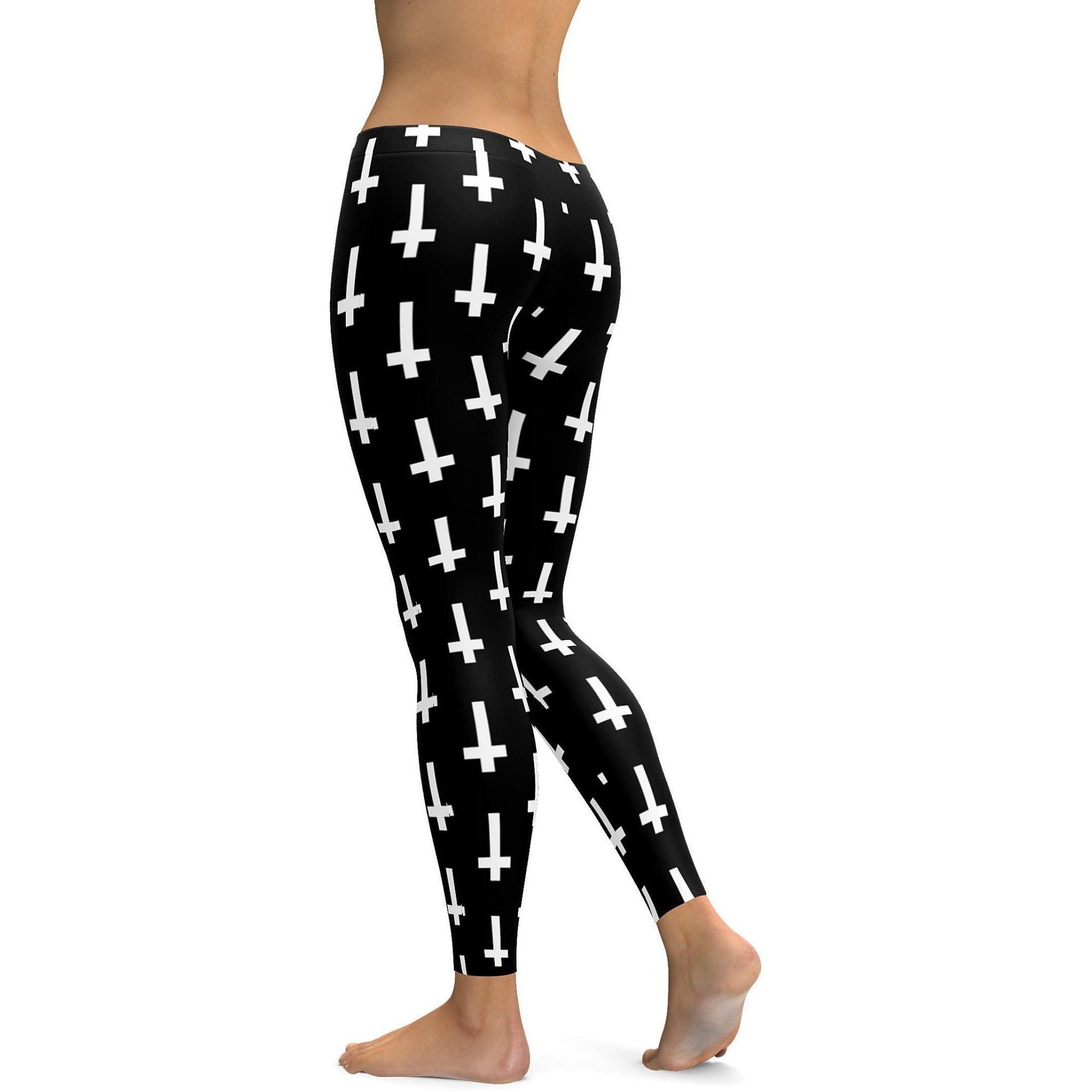 Reversed Cross Leggings | Gearbunch