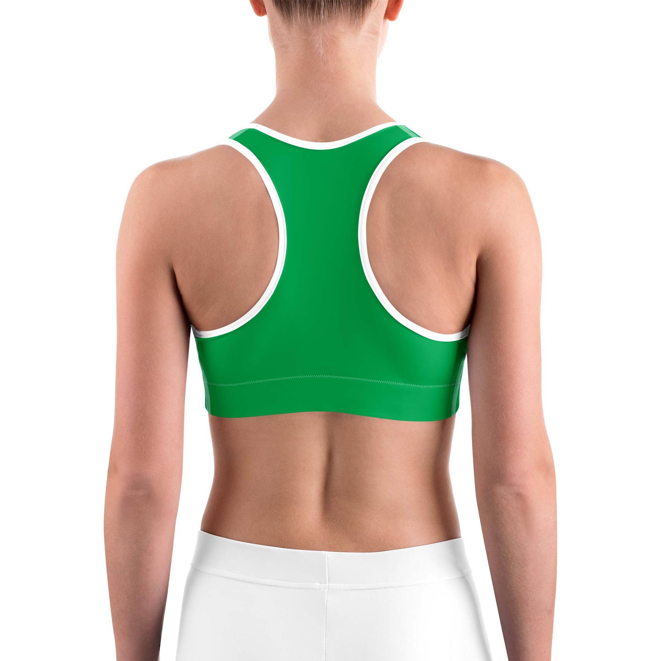 Brazilian Flag Sports bra - GearBunch Leggings / Yoga Pants